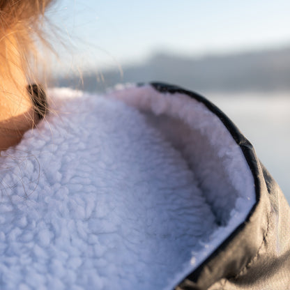 Wave Storm Poncho BISO SHERPA Soft, Warm Hood