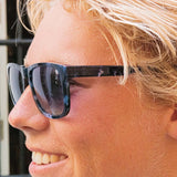 Polarised BOLONIA Sunglasses Side View & Logo
