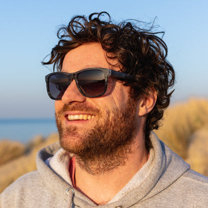 Polarised LORCA Sunglasses Surf Wear Smiling