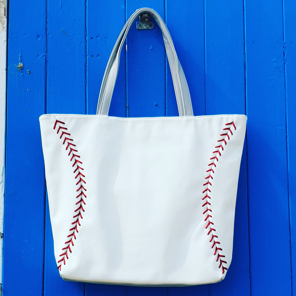 Baseball Tote Bag Hung Up