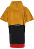 Wave Zip Poncho DUSTY Back View Surf Poncho