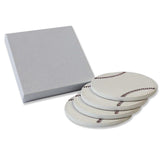 Baseball Coaster Box & Four Coasters