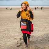 Wave Zip Poncho DUSTY At the Beach Surf Wear
