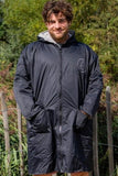 Wave Storm Poncho BISO Zipped Up Unisex Male Model