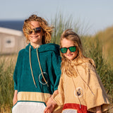 Wave Style Poncho PETROL Two Kids