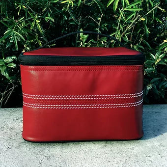 Cricket Red Insulated Lunch Box 🏏 Front View