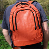 Basketball Rucksack Wearing Outside