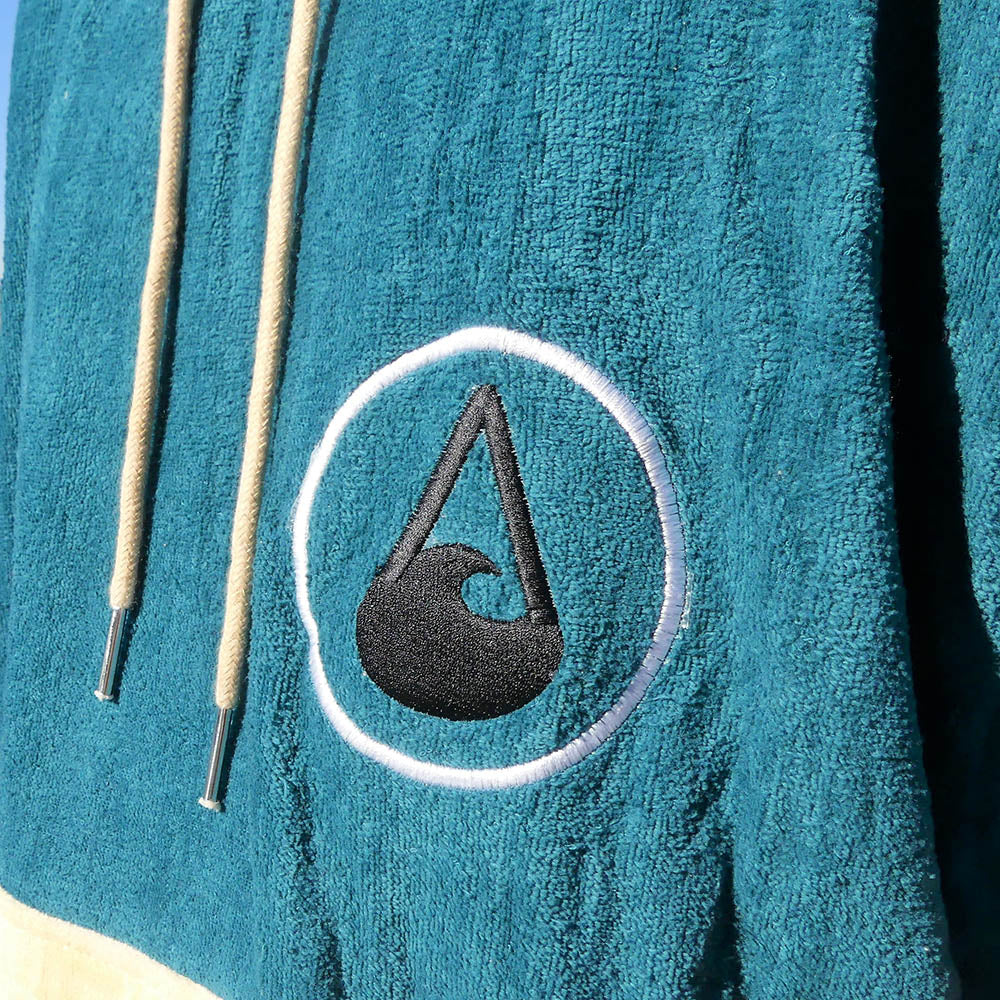 Poncho with logo