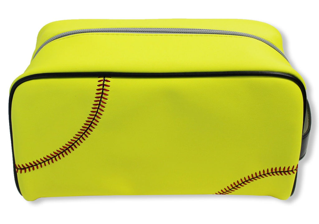 Softball Toiletry Bag Side View