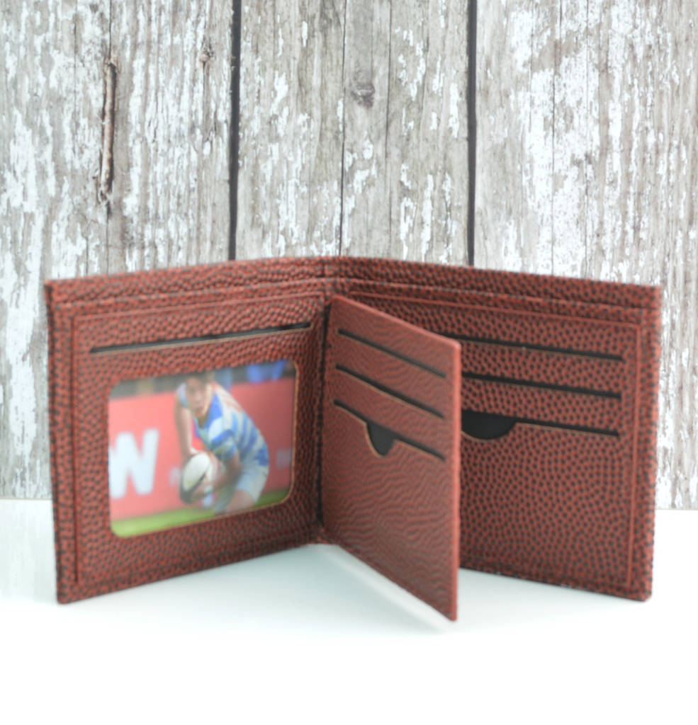 Rugby Wallet For Men Main Image Inside View Sports Products
