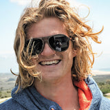 Polarised Lajares Sunglasses Outside Happy