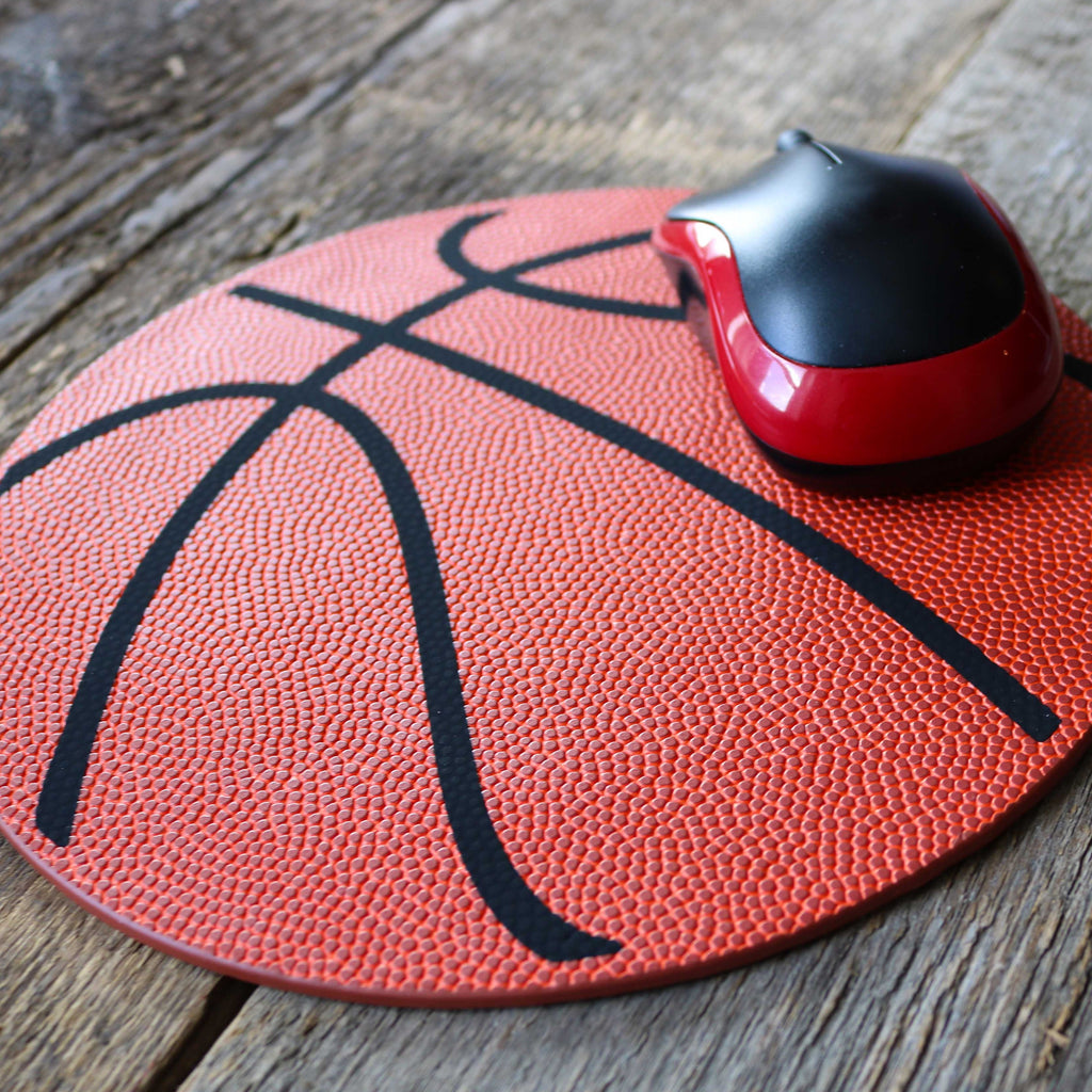 Basketball Mouse Mat With Mouse
