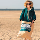 Wave Style Poncho PETROL Main Image