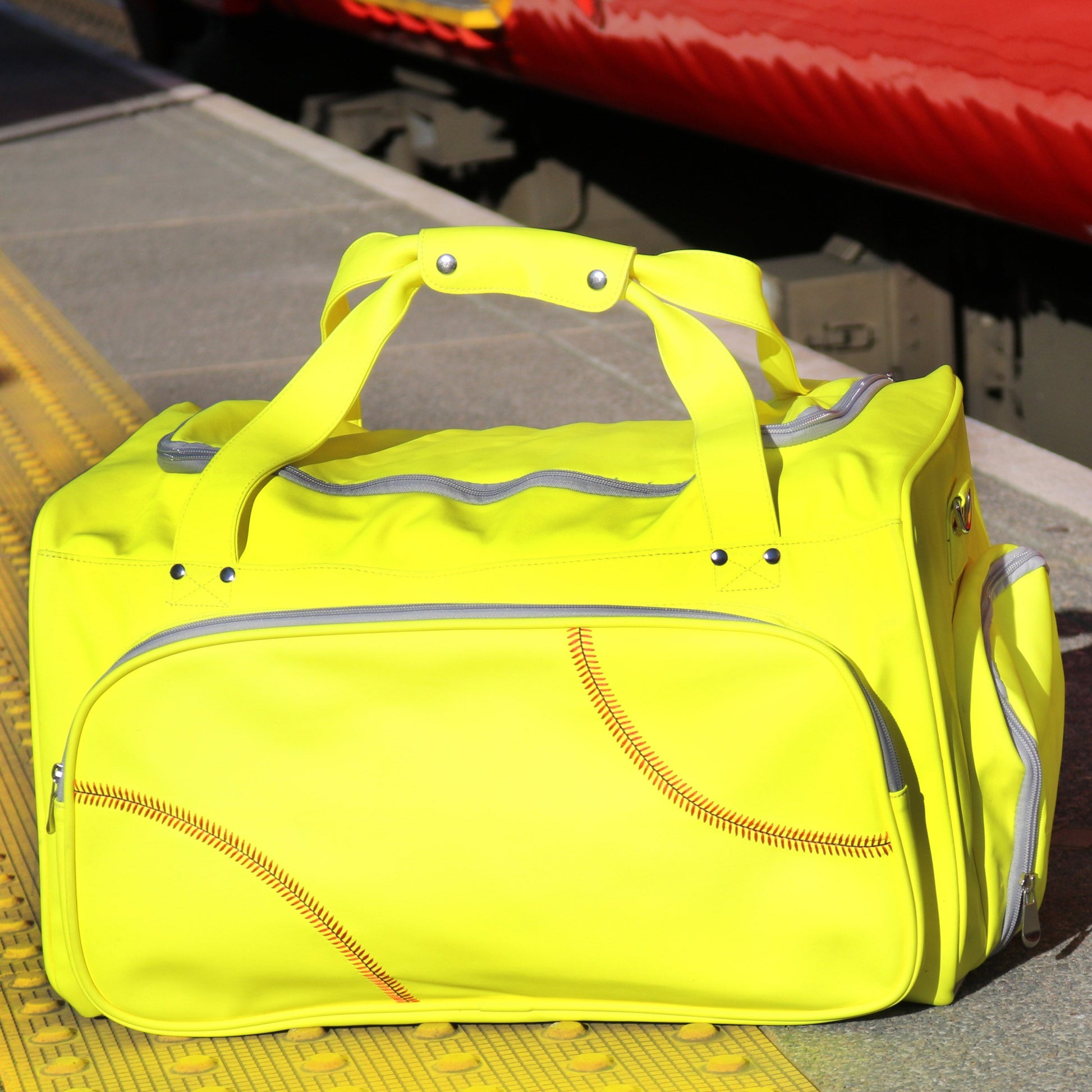 Softball Duffel Bag Lifestyle