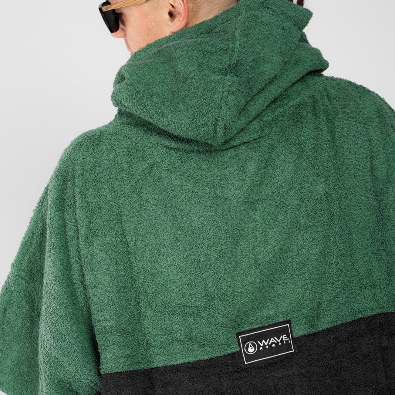 Wave Style Poncho MOVE Back View Logo Poncho