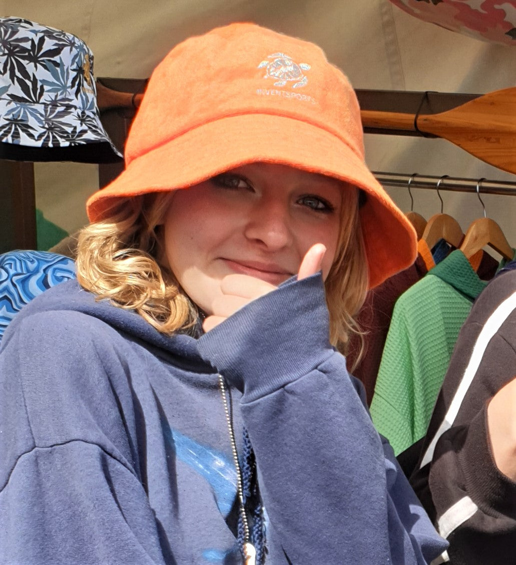 Towelling Bucket Hat - the SUNSET