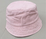 The ROSIE organic cotton, vintage washed pale pink Bucket Hat