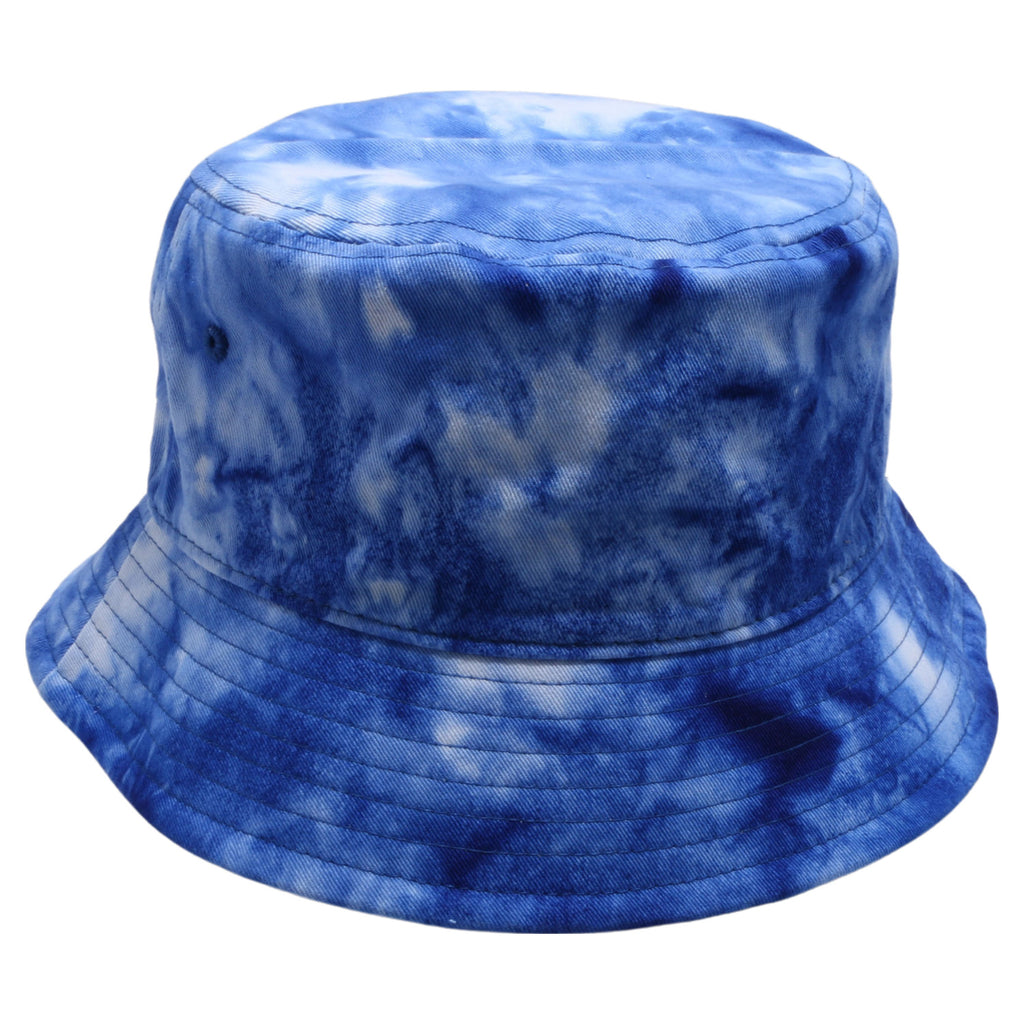 *NEW U.S. RANGE** The BLU ROYAL Tie Dyed Bucket Hat Product Blank Background