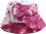 *NEW U.S. RANGE** The BURGUNDEE Tie Dyed Bucket Hat Back View