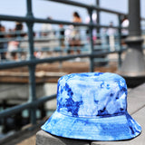 The BLU ROYAL Tie Dyed Bucket Hat At The Beach