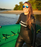 CRANTOCK SLATE Sunglasses - Blue Mirror Lenses Front View Surfing