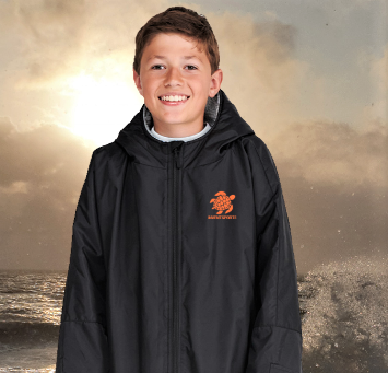 Kids Waterproof TORTUGA Poncho and Changing Robe with Sherpa fleece lining Outdoors boys