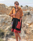 Wave Zip Poncho DUSTY