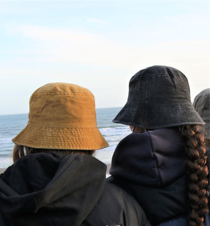 The MUSTARD CUTTER vintage washed Bucket hat