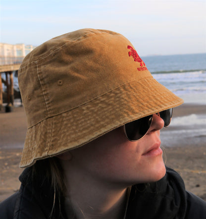The MUSTARD CUTTER vintage washed Bucket hat