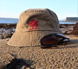 The LOST KHAKI vintage washed Bucket Hat sand | InventSports