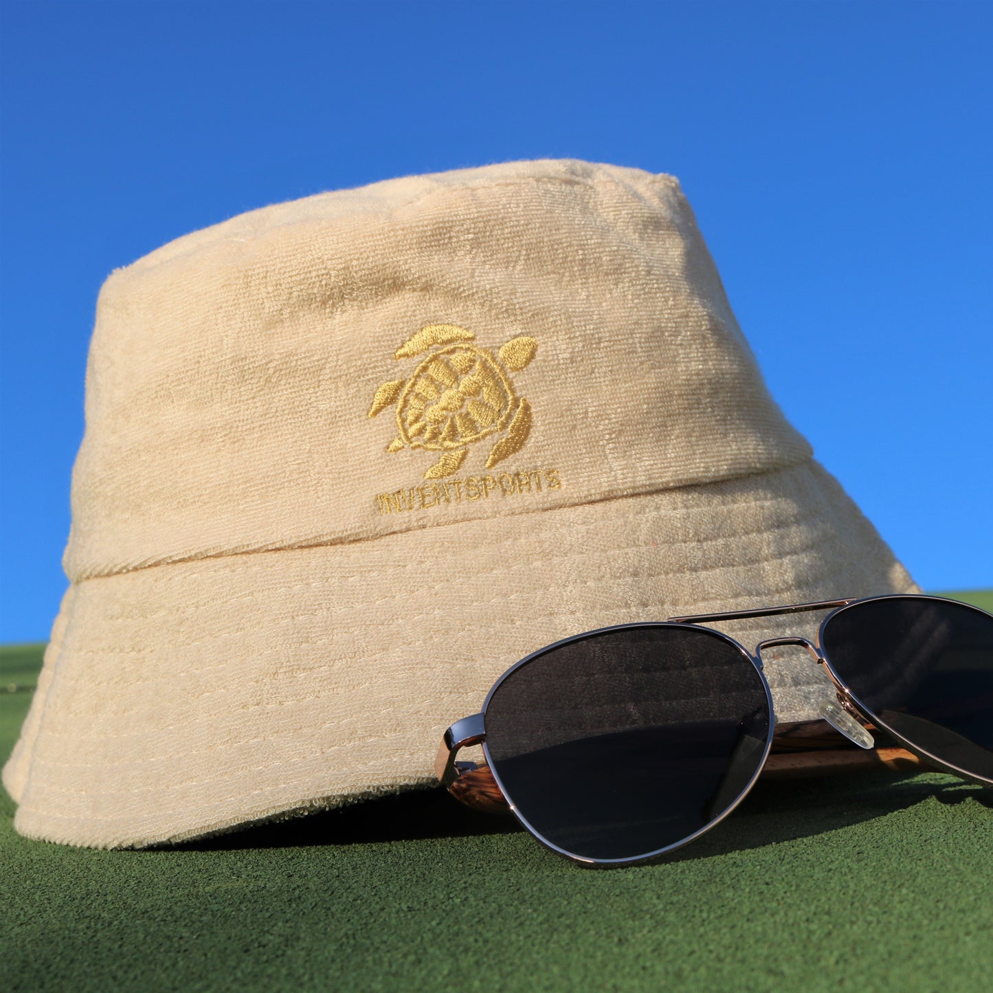 Towelling Bucket Hat - the SANDY LANE