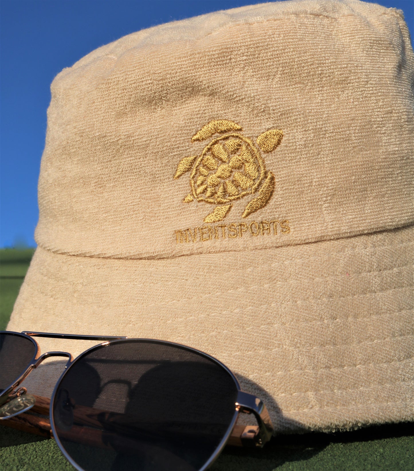 Towelling Bucket Hat - the SANDY LANE
