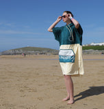 Wave Style Poncho PETROL Sunglasses On