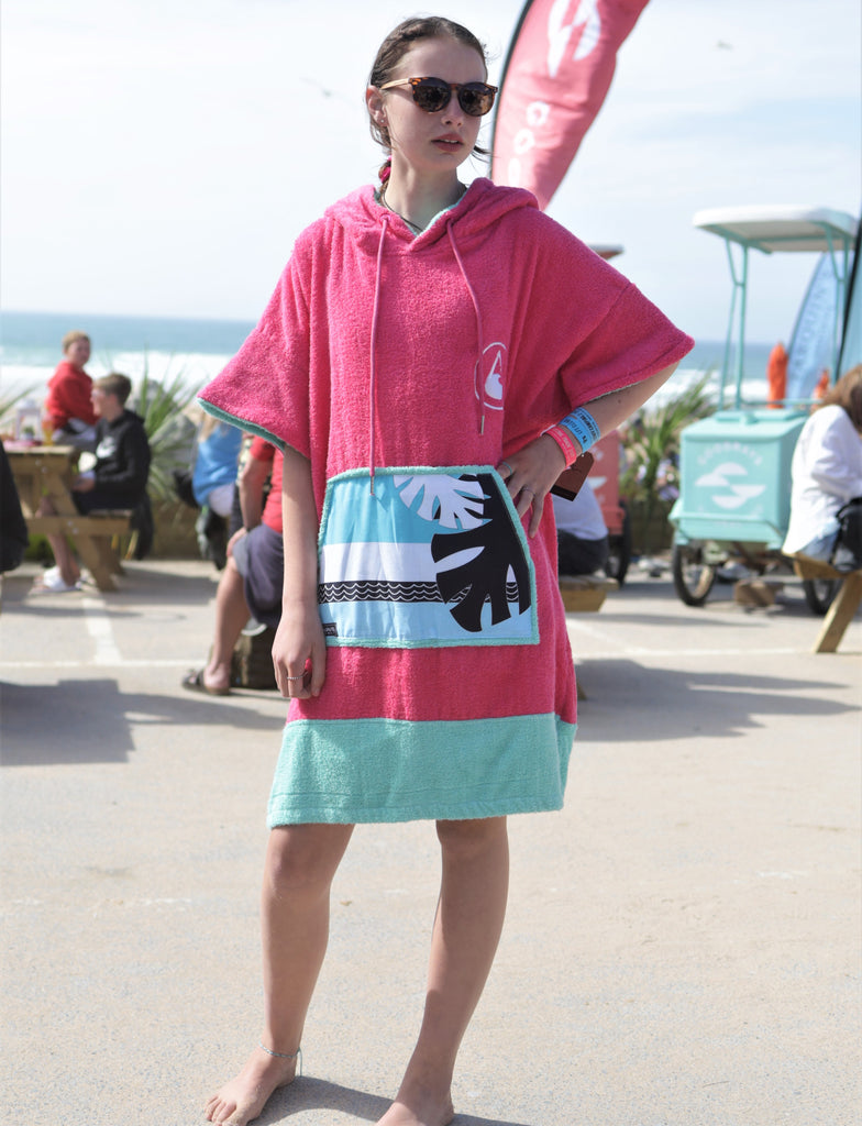 Wave Style Poncho PINK WAVE Sunglasses Surf Wear