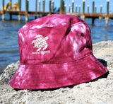 The BURGUNDEE Tie Dyed Bucket Hat