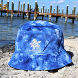 The BLU ROYAL Tie Dyed Bucket Hat At The Beach