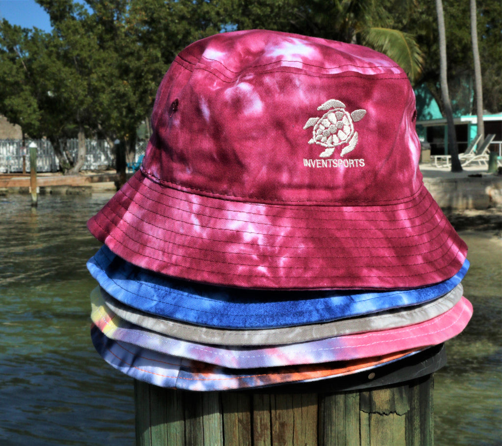 *NEW U.S. RANGE** The BURGUNDEE Tie Dyed Bucket Hat Full Collection With Different Styles
