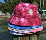 The BURGUNDEE Tie Dyed Bucket Hat