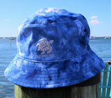 The BLU ROYAL Tie Dyed Bucket Hat At The Beach