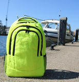 Tennis Rucksack - made with real tennis ball material