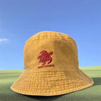 The MUSTARD CUTTER vintage washed Bucket hat