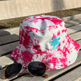 The FUSCHIA SHOCK Bucket Hat With Sunglasses