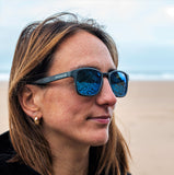 PENTIRE SLATE Sunglasses - Blue Mirror Lenses At the Beach