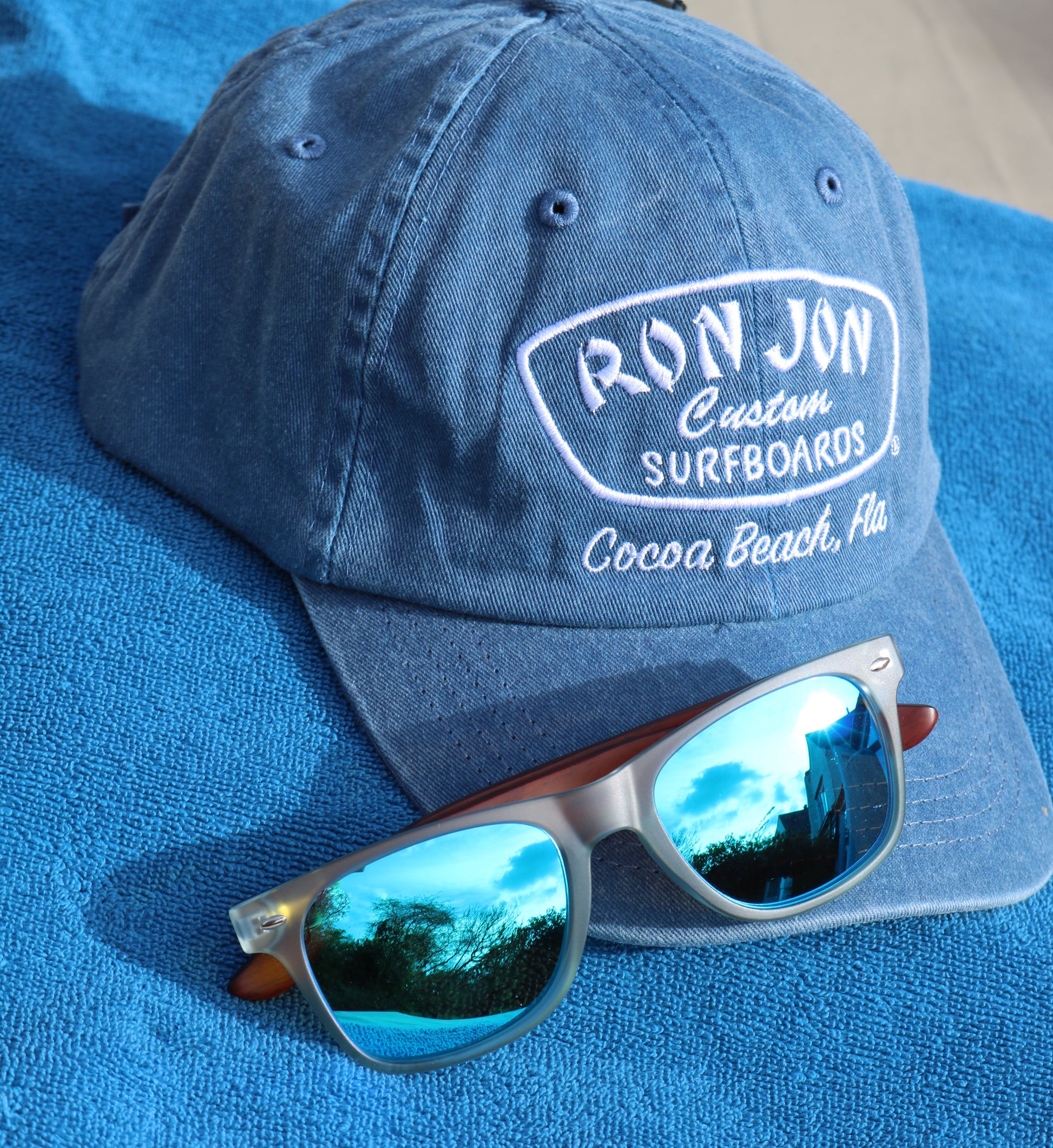 blue mirror sunglasses