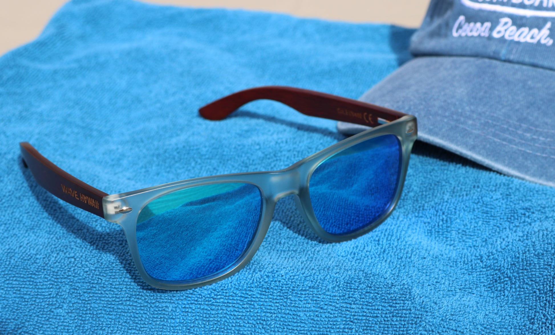 blue mirror sunglasses
