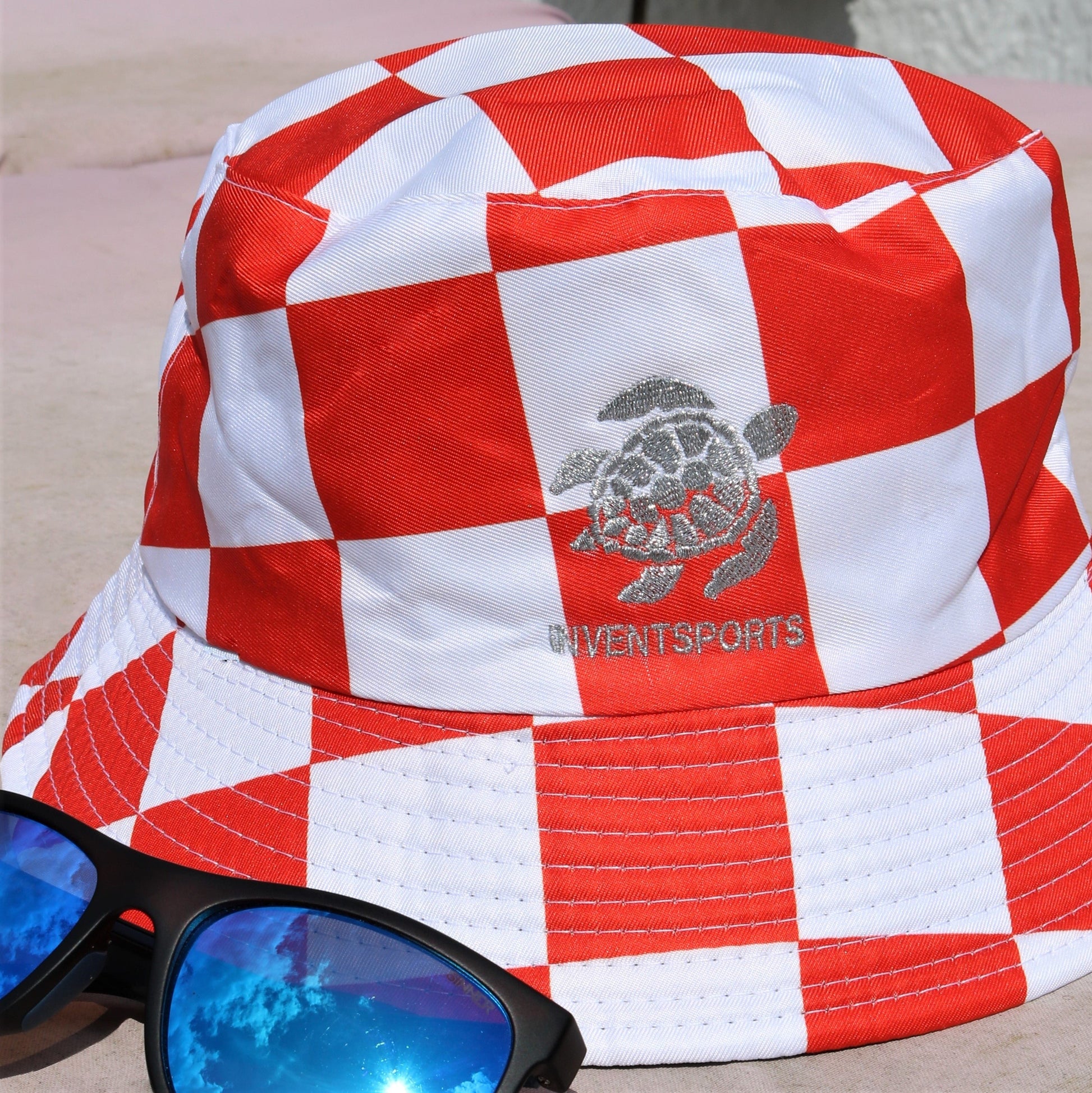 The PHAT CHECK Bucket hat side | InventSports