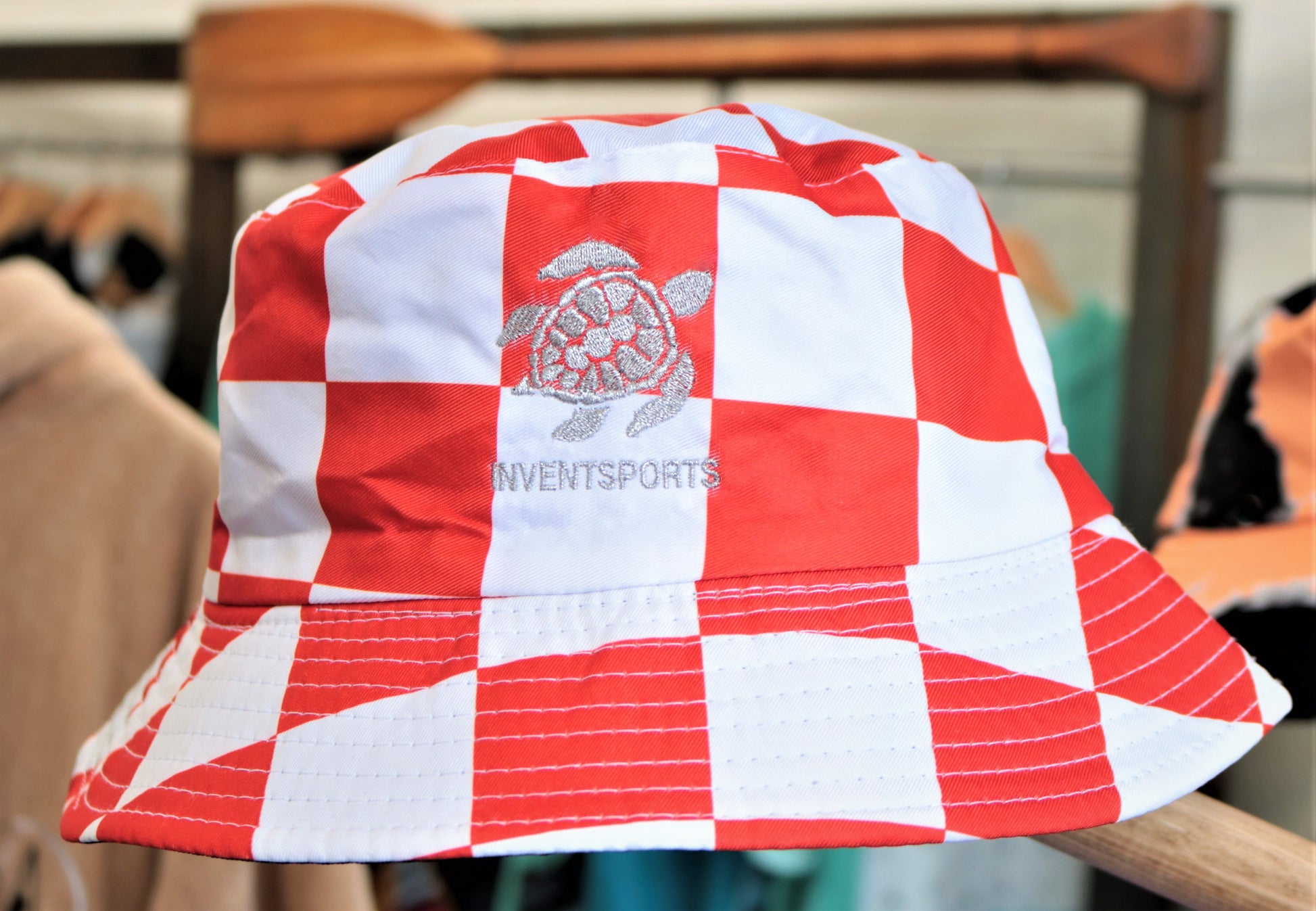 The PHAT CHECK Bucket hat front | InventSports