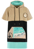 Ericeira Poncho Main Image wave Surfwear Ponchos Front View