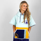 Maniero Poncho Hands In Pocket Warm