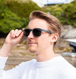 PENTIRE SLATE Sunglasses - Blue Mirror Lenses Male Model